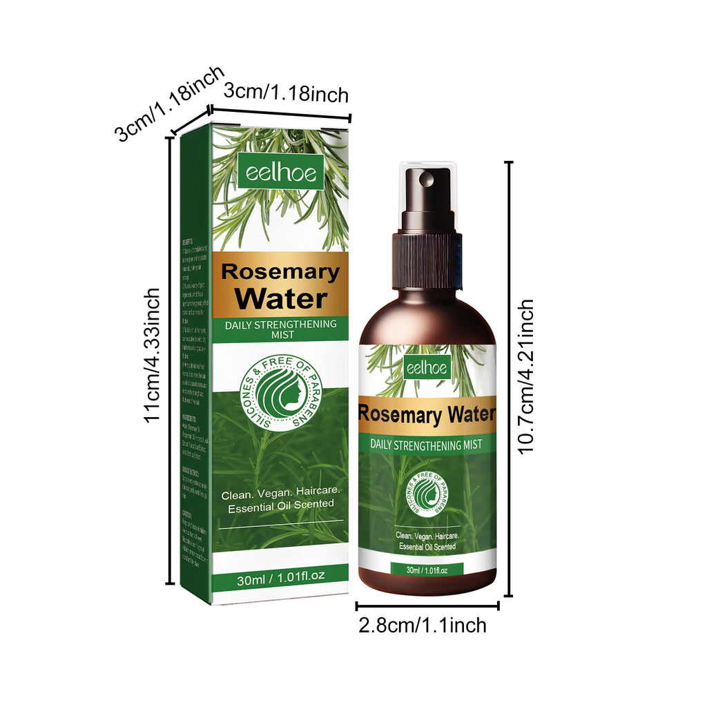 Eelhoe Rosemary Hair Care Series Promote Hair Growth Nourish Strengthen Roots Relieve Scalp Tension Dense Hair Oil With Brush