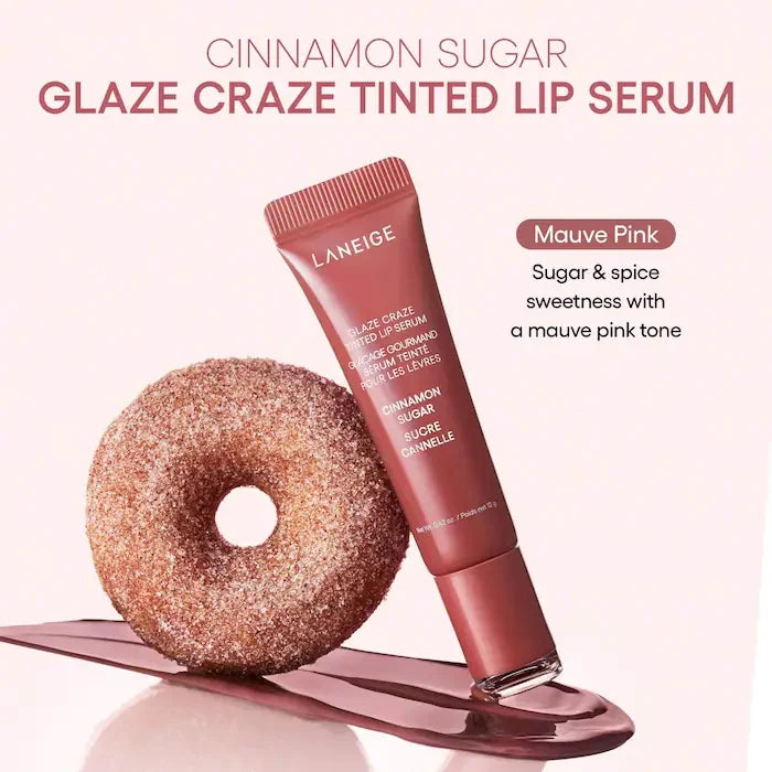 Glaze Craze Tinted Polypeptide Lip Serum Balm Original Lip Glaze Moisturizing Care Lipstick Colorful Lips Gloss Makeup Beauty