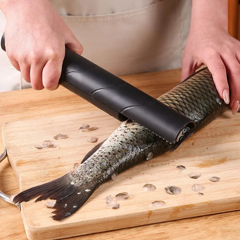 Household Electric Handheld Charging Automatic Stainless Steel Knife Head Fish Scale Removal Tool