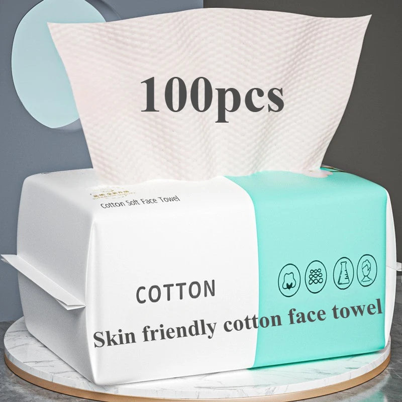 Reusable thickened face towel