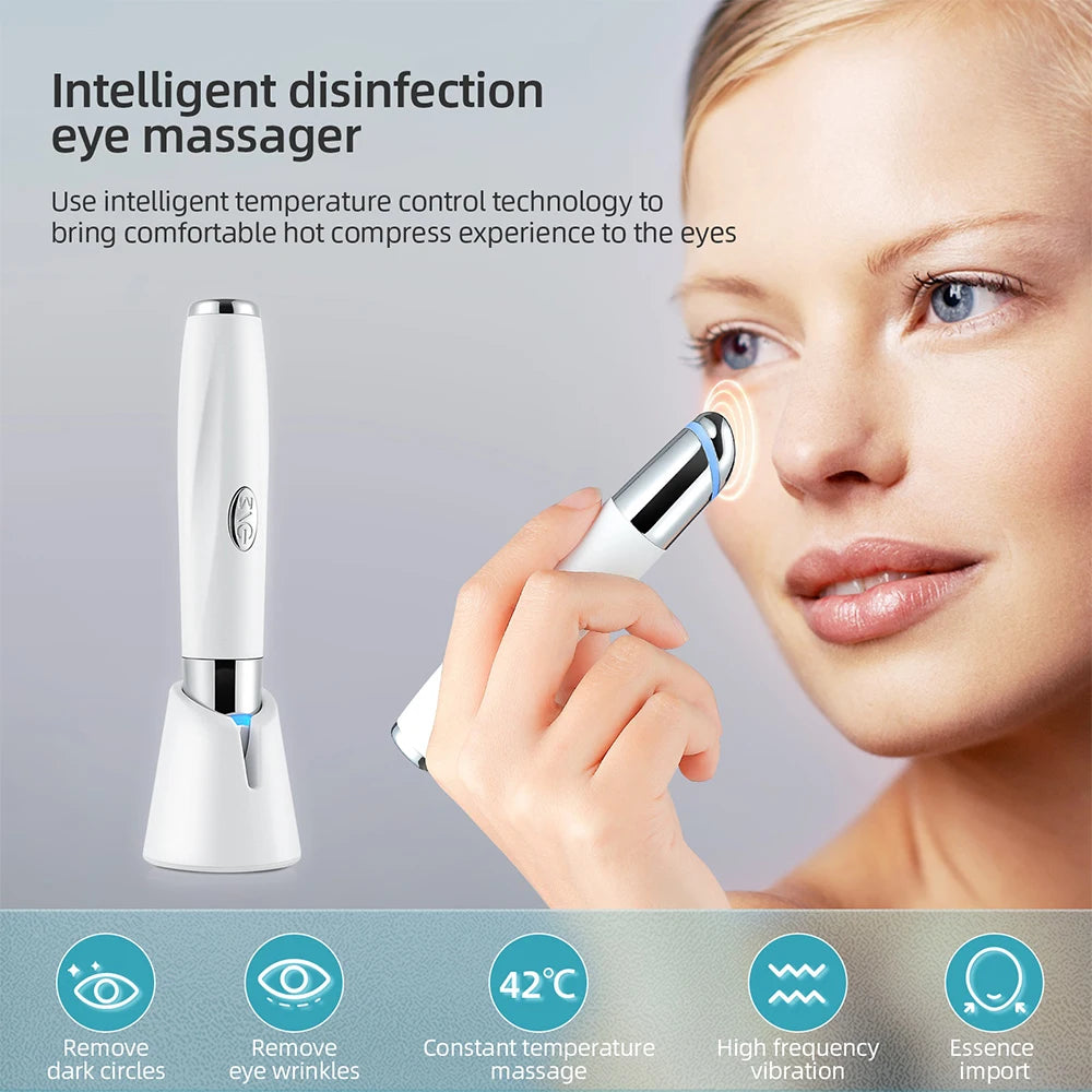 High Frequency Vibration Eye Massager Remove Dark Circles Essence Import Essence import Skin Tighten Eye Care Device