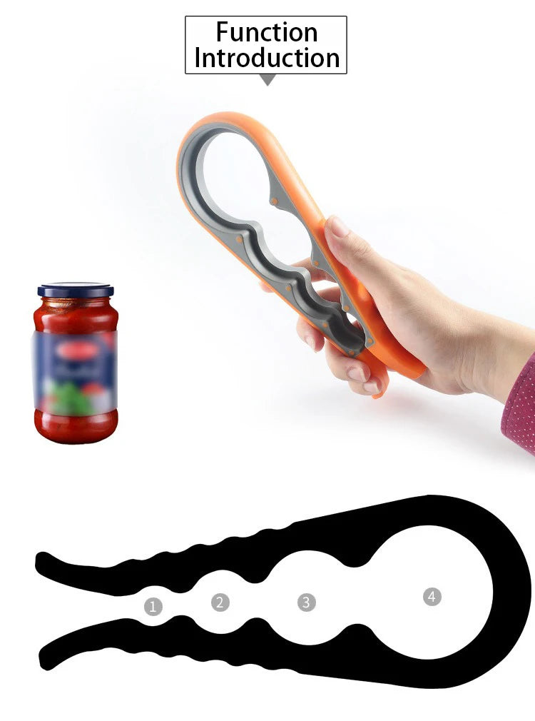 Kitchen Jars Opener Universal Bottle Cap Opener Open Bottle Covers Effortless Jar Opener Open Jars and Lids