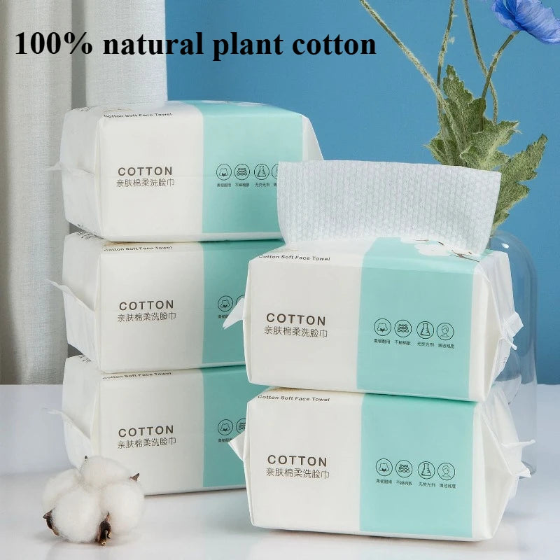 Reusable thickened face towel