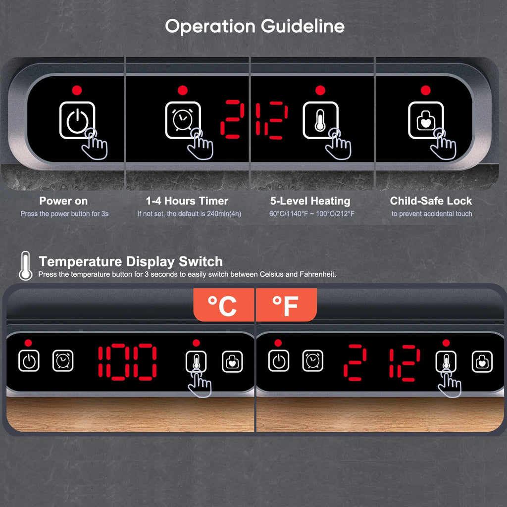 Electric Food Warming Mat