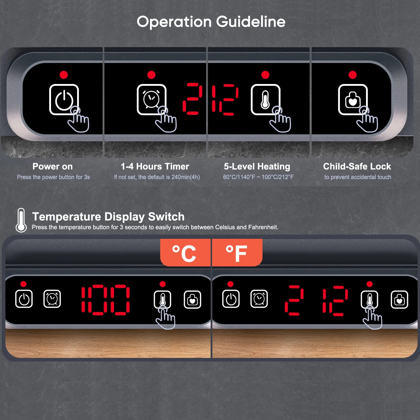 Electric Food Warming Mat