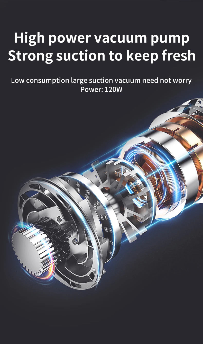 Charging Mini Wireless Fully Automatic Vacuum Sealing Machine Household Small Portable Food Packaging Plastic Sealing Machine