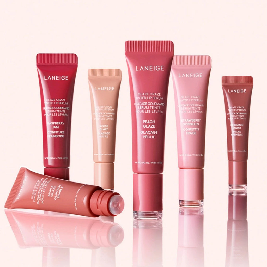 Glaze Craze Tinted Polypeptide Lip Serum Balm Original Lip Glaze Moisturizing Care Lipstick Colorful Lips Gloss Makeup Beauty