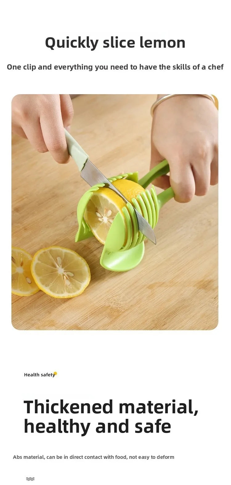 Kitchen Plastic Multifunctional Handheld Fruit Slicer Tomato Potato Lemon Vegetable Slicer Household Kitchenware Accessories