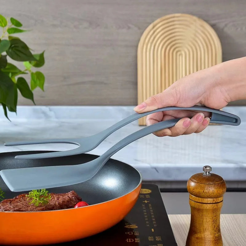 Steak Spatula Clip Two-in-One