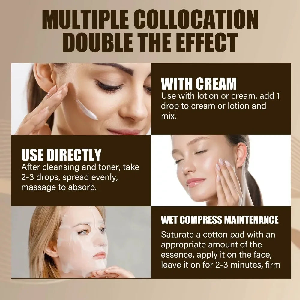 Lactic Acid Large Pores Removal Serum Pore Shrinking Minimizing Essence Moisturizing Firming Smooth Repair Korean Skin Care