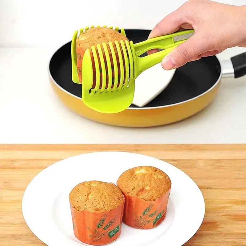 Kitchen Plastic Multifunctional Handheld Fruit Slicer Tomato Potato Lemon Vegetable Slicer Household Kitchenware Accessories