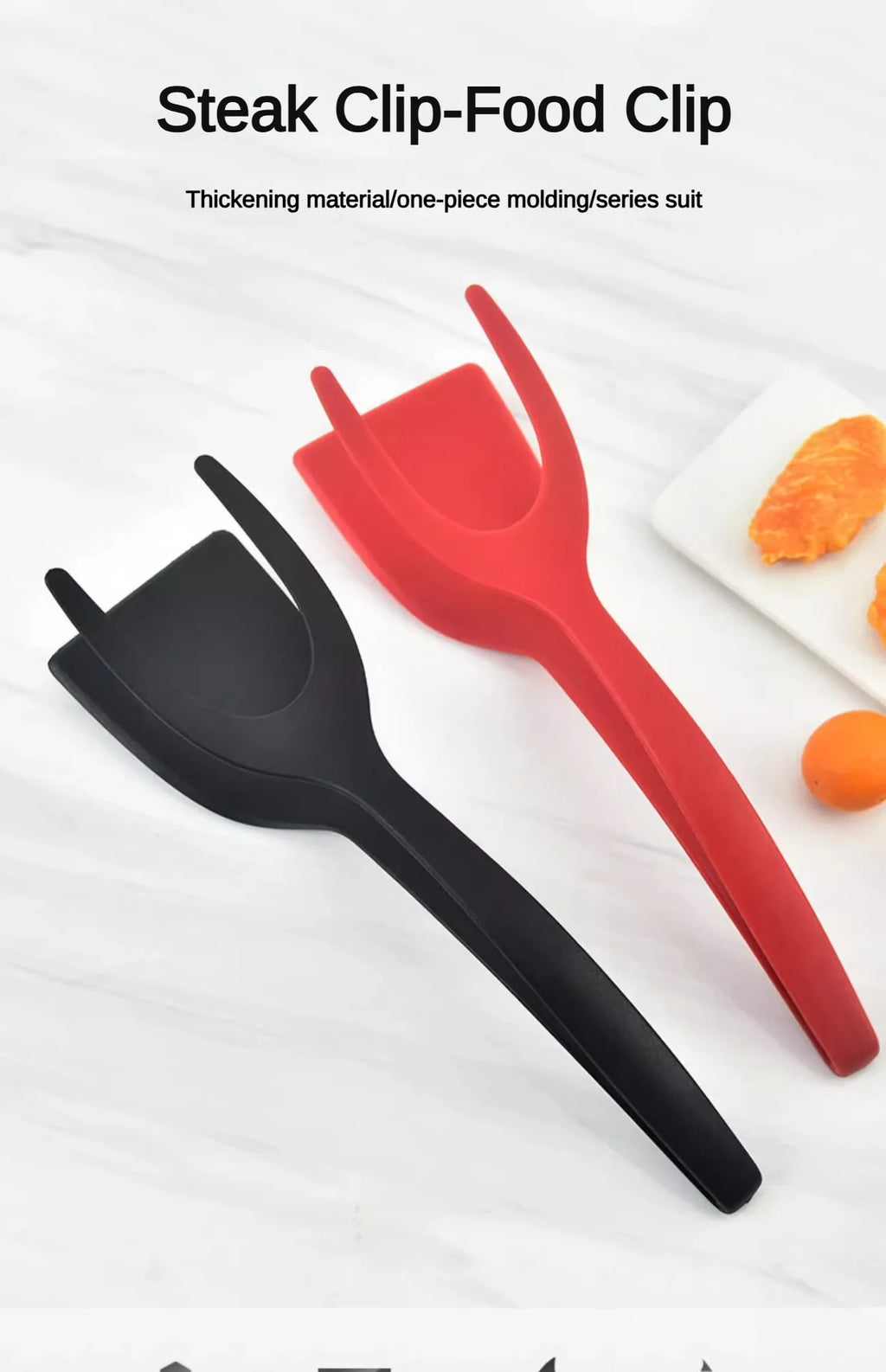 Steak Spatula Clip Two-in-One